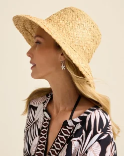Tommy Bahama Pearl Raffia Sun Hat Natural Outlet