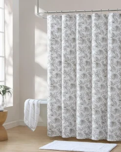 Tommy Bahama Pen and Ink Bahama Palm Shower Curtain Brown Hot