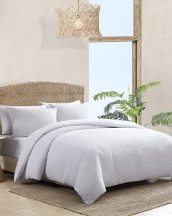 Tommy Bahama 3-Piece King Comforter Bedding Set White Sale