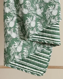 Tommy Bahama Pineapple Venture 3-Piece King Quilt Set Green Best
