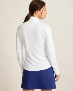 Tommy Bahama Playa Vista Quarter-Zip IslandZone® Sweatshirt White Hot