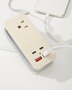 Tommy Bahama Power Trip Eco-Charger Natural New