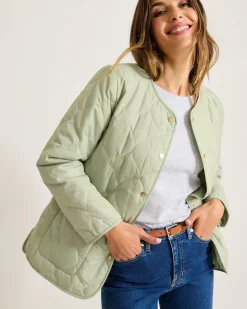 Tommy Bahama Quilted Liner Jacket Desert Sage Sale