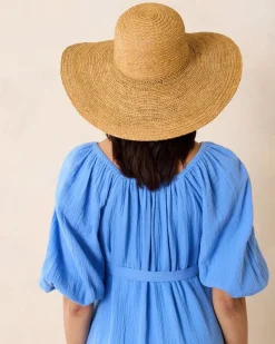 Tommy Bahama Raffia Braided Floppy Hat Natural Discount