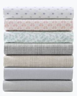 Tommy Bahama Raffia Linen Queen Sheet Set Khaki Clearance