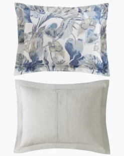 Tommy Bahama Raw Coast 3-Piece Queen Comforter Set Blue New