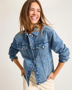 Tommy Bahama Relaxed Jean Jacket Med Azul Wash