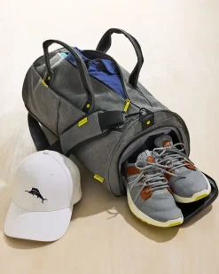 Tommy Bahama Samsara Smart Weekender Duffel Bag Grey New