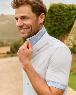 Tommy Bahama San Lucio Soiree Happy Hour Stretch Knit Shirt White Hot