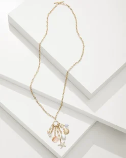 Tommy Bahama Sanibel Island Multi-Charm Necklace Gold Online