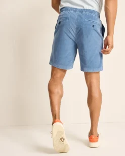 Tommy Bahama Sea Coast Corduroy E-Waist 8-Inch Shorts Dockside Blue Best
