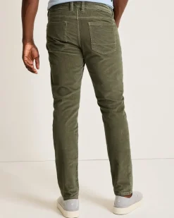 Tommy Bahama Sea Coast Corduroy 5-Pocket Pants Beetle Green New