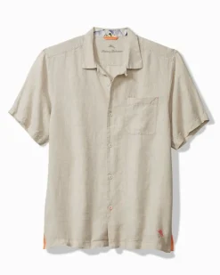 Tommy Bahama Sea Glass Camp Shirt Natural Discount