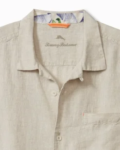 Tommy Bahama Sea Glass Camp Shirt Natural Discount