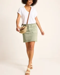 Tommy Bahama Sea Glass Utility Skirt Scottish Moss Wash Online