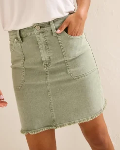 Tommy Bahama Sea Glass Utility Skirt Scottish Moss Wash Online