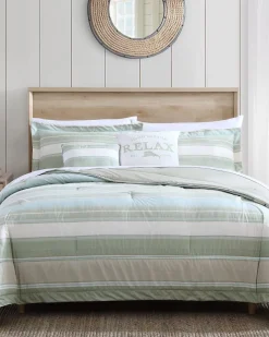 Tommy Bahama Serenity 5-Piece King Comforter Set Green Clearance