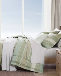 Tommy Bahama Serenity 5-Piece Queen Comforter Set Green