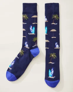 Tommy Bahama Shore Thing Socks Coastline New