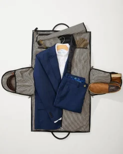 Tommy Bahama Siena Tan 2-in-1 Garment Duffel Bag Chestnut Discount