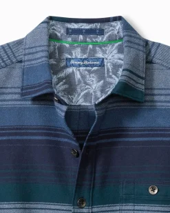 Tommy Bahama Sombra Shirt Jacket Island Navy