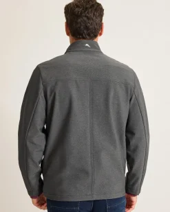 Tommy Bahama Stanley Park Softshell Field Jacket Coal Best