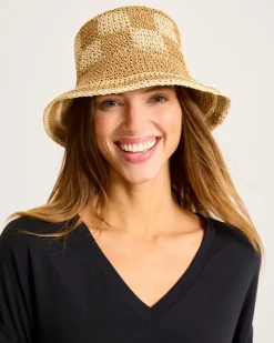 Tommy Bahama Suffolk Packable Bucket Hat Chai Hot
