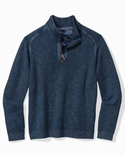 Tommy Bahama Sunbreak Half-Zip Sweater Coastline New