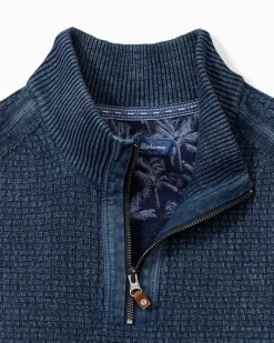 Tommy Bahama Sunbreak Half-Zip Sweater Coastline New