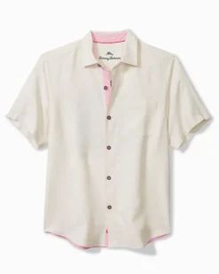 Tommy Bahama Surf the Yule Tide Silk Camp Shirt Continental Sale