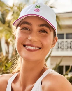 Tommy Bahama The Bimini Pineapple Cap White New