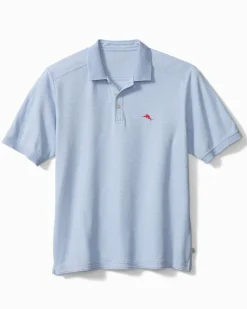 Tommy Bahama The Emfielder IslandZone® Polo Light Sky Hthr Outlet