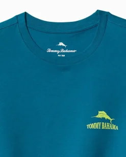 Tommy Bahama The Rum That Got Away Graphic T-Shirt Blue Allure Best