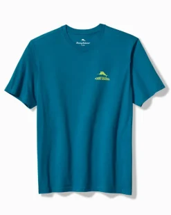 Tommy Bahama The Rum That Got Away Graphic T-Shirt Blue Allure Best