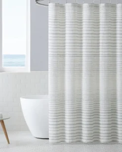 Tommy Bahama Tidal Stripe Shower Curtain Khaki Online
