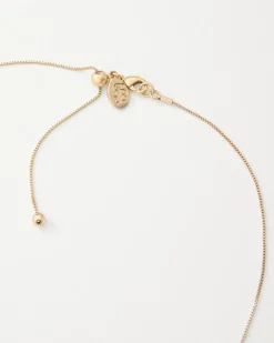 Tommy Bahama Tidal Treasure Mother of Pearl Disc Pendant Necklace Gold Discount