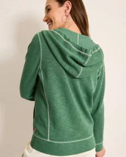 Tommy Bahama Tobago Bay Full-Zip Hoodie Dark Spearmint Online