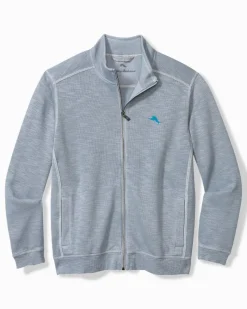 Tommy Bahama Tobago Bay Full-Zip Sweatshirt Iced Slate Sale