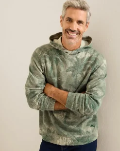 Tommy Bahama Tobago Bay Jungle King Hoodie Light Fennel Hot
