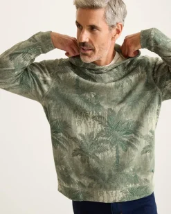 Tommy Bahama Tobago Bay Jungle King Hoodie Light Fennel Hot