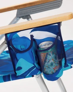 Tommy Bahama Blue Monstera Deluxe Backpack Beach Chair Multicolor Discount