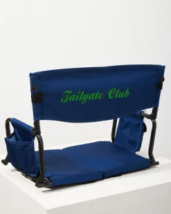 Tommy Bahama Deluxe Folding Stadium Chair Navy Clearance