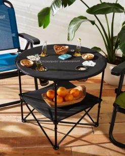 Tommy Bahama 28-Inch Excursion Table Black Outlet