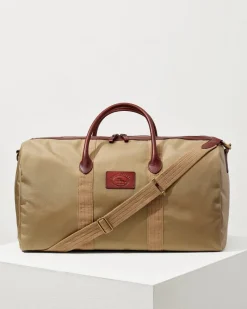 Tommy Bahama Nylon Duffel Bag Khaki Clearance
