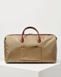 Tommy Bahama Nylon Duffel Bag Khaki Clearance