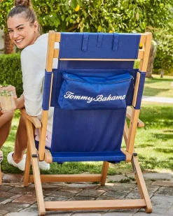 Tommy Bahama On Deck Slingback Chair Navy