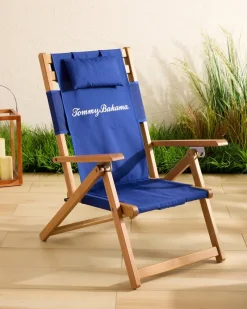 Tommy Bahama On Deck Slingback Chair Navy