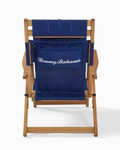 Tommy Bahama On Deck Slingback Chair Navy