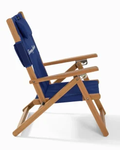 Tommy Bahama On Deck Slingback Chair Navy