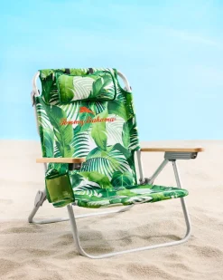 Tommy Bahama Tropical Fronds Deluxe Backpack Beach Chair Multicolor Hot